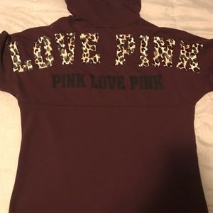 Victoria secret hoodied sweater